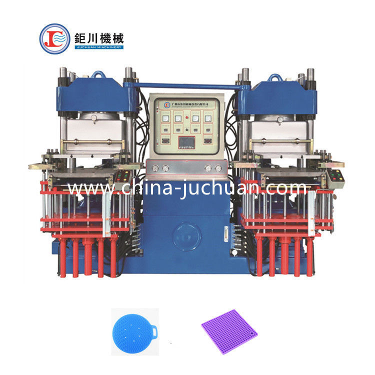 Mutfak Silicone Sıcaklığa Dirençli Çarşaflar Yapmak İçin Kauçuk Vulkanlaştırma Baskı Makinesi/Hidrolik Sıkıştırma Kalıplama Makinesi